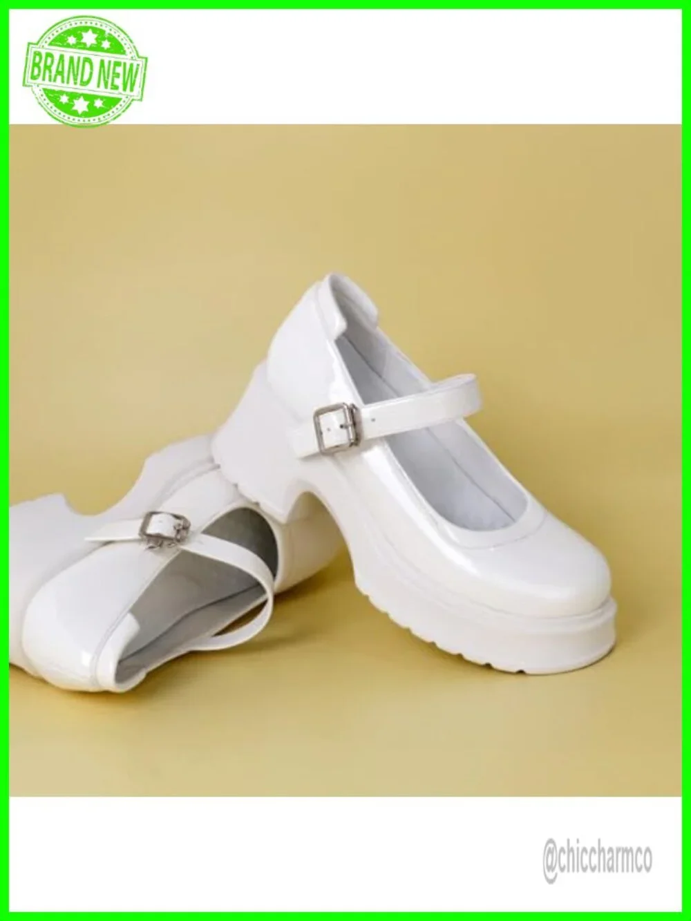 Women's Mary Jane Platform Block Heels Chunky Gothic Oxfords Wedding Work Shoes